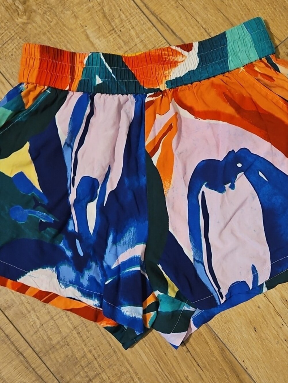 Calia Colorful Abstract Shorts
